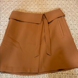 LOFT Brown Midi Skirt